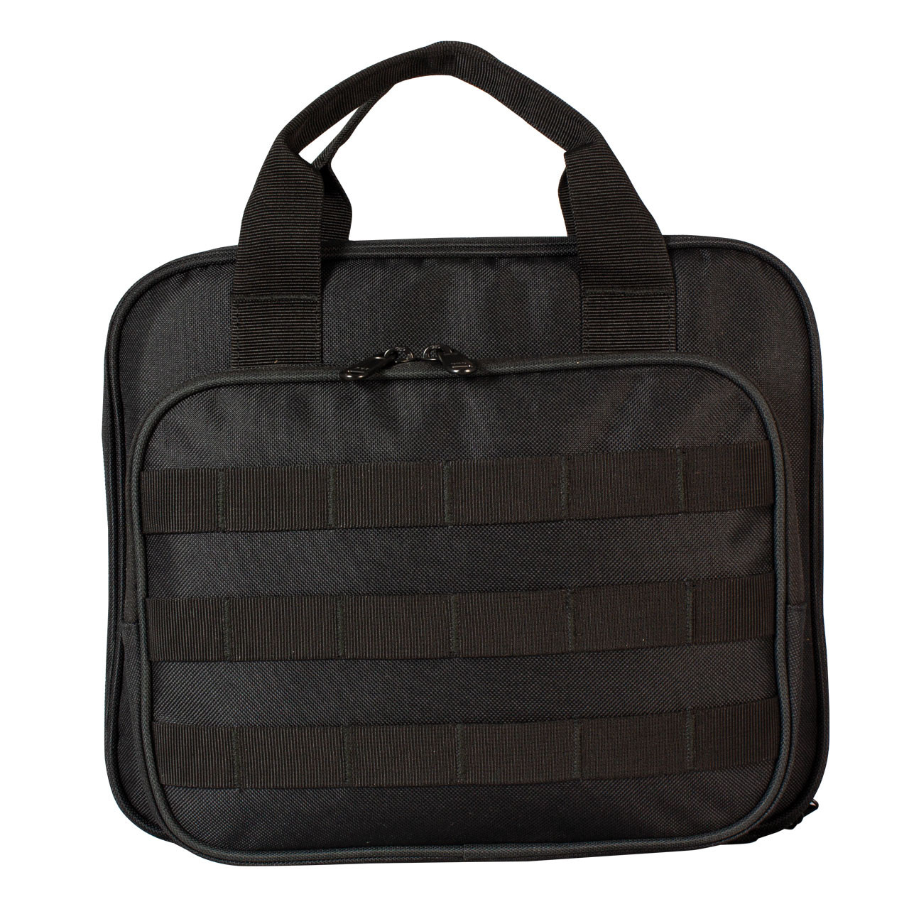 Deluxe Double Pistol Case - Back - Black/OD
