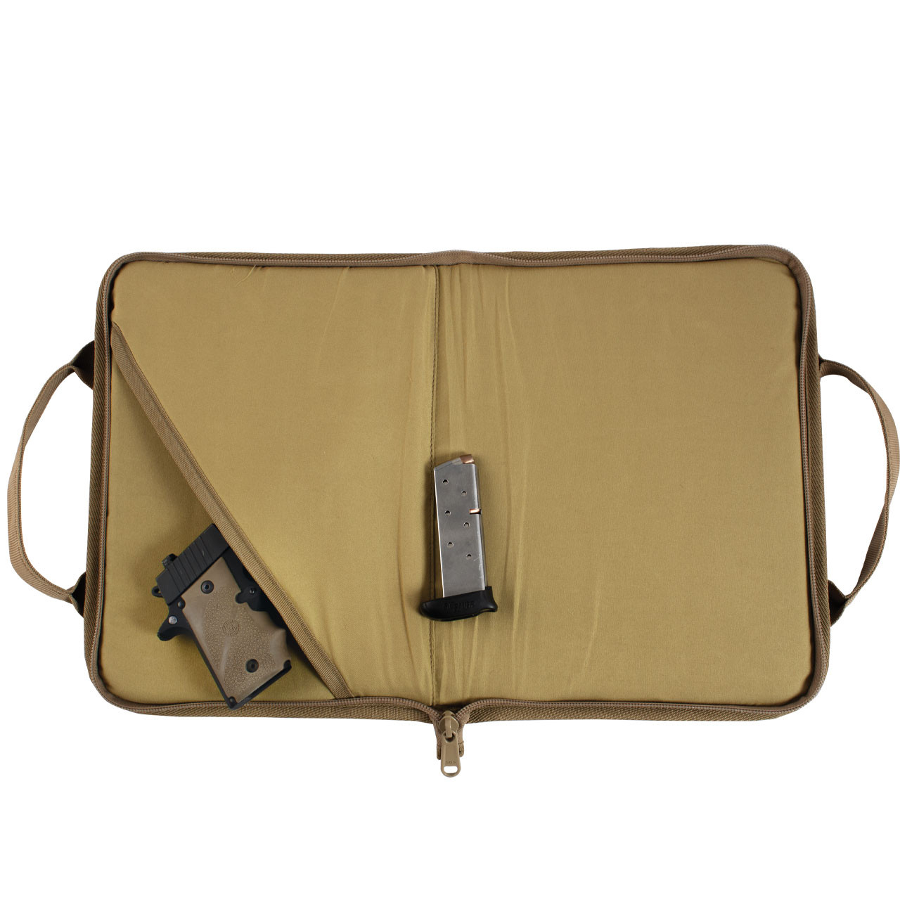 Single Pistol Case  - Inside - Coyote