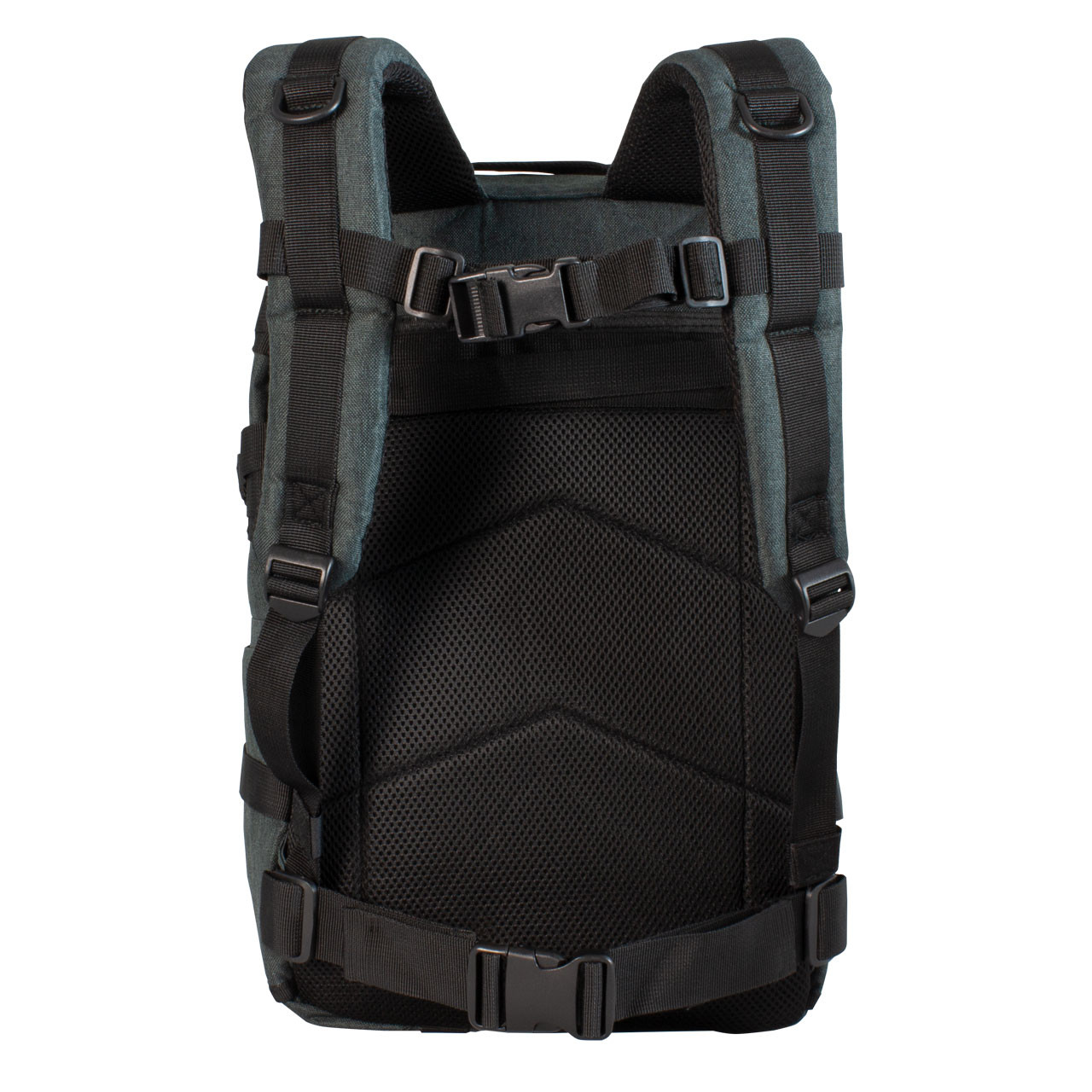 Large Urban Assault Pack - Charcoal - Back