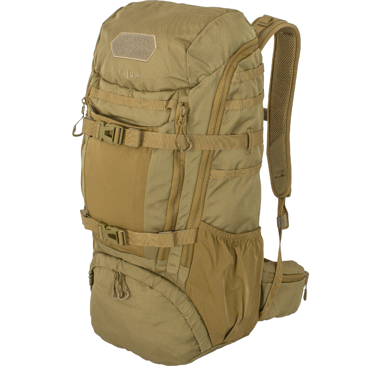 FHIOR - 40 Liter Tactical Pack - Coyote - Front Left