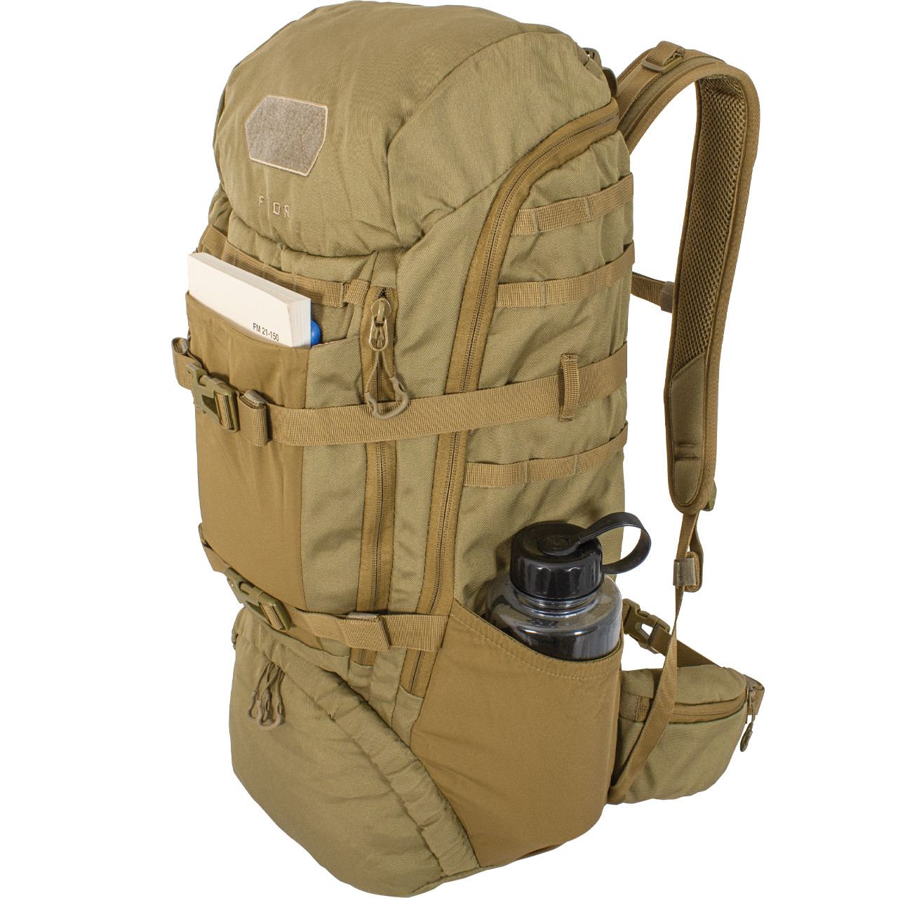 FHIOR - 40 Liter Tactical Pack - Coyote - Front Left