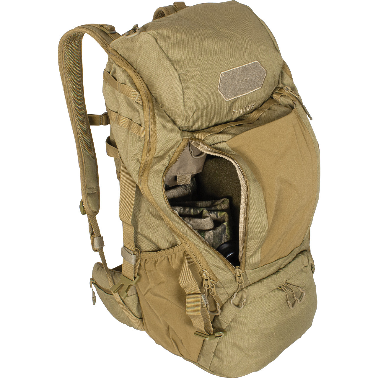 FHIOR Eagle Tactical Pack - Coyote - Main access