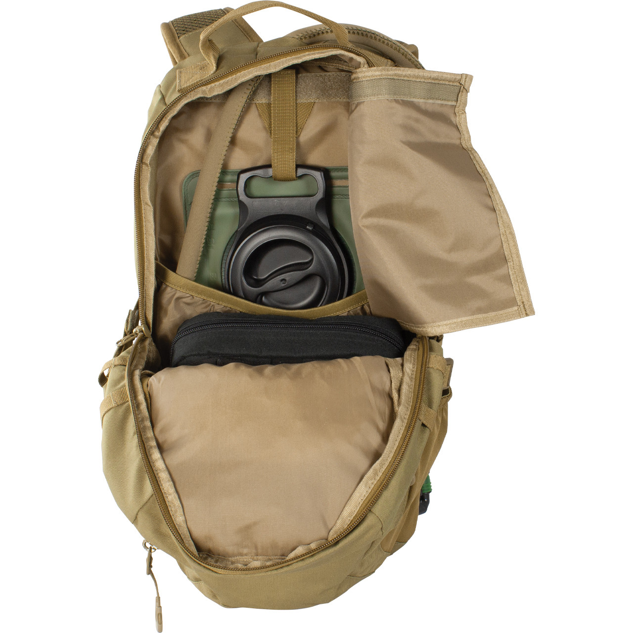 FHIOR Falcon Tactical Pack - Coyote - Hydration Pocket
