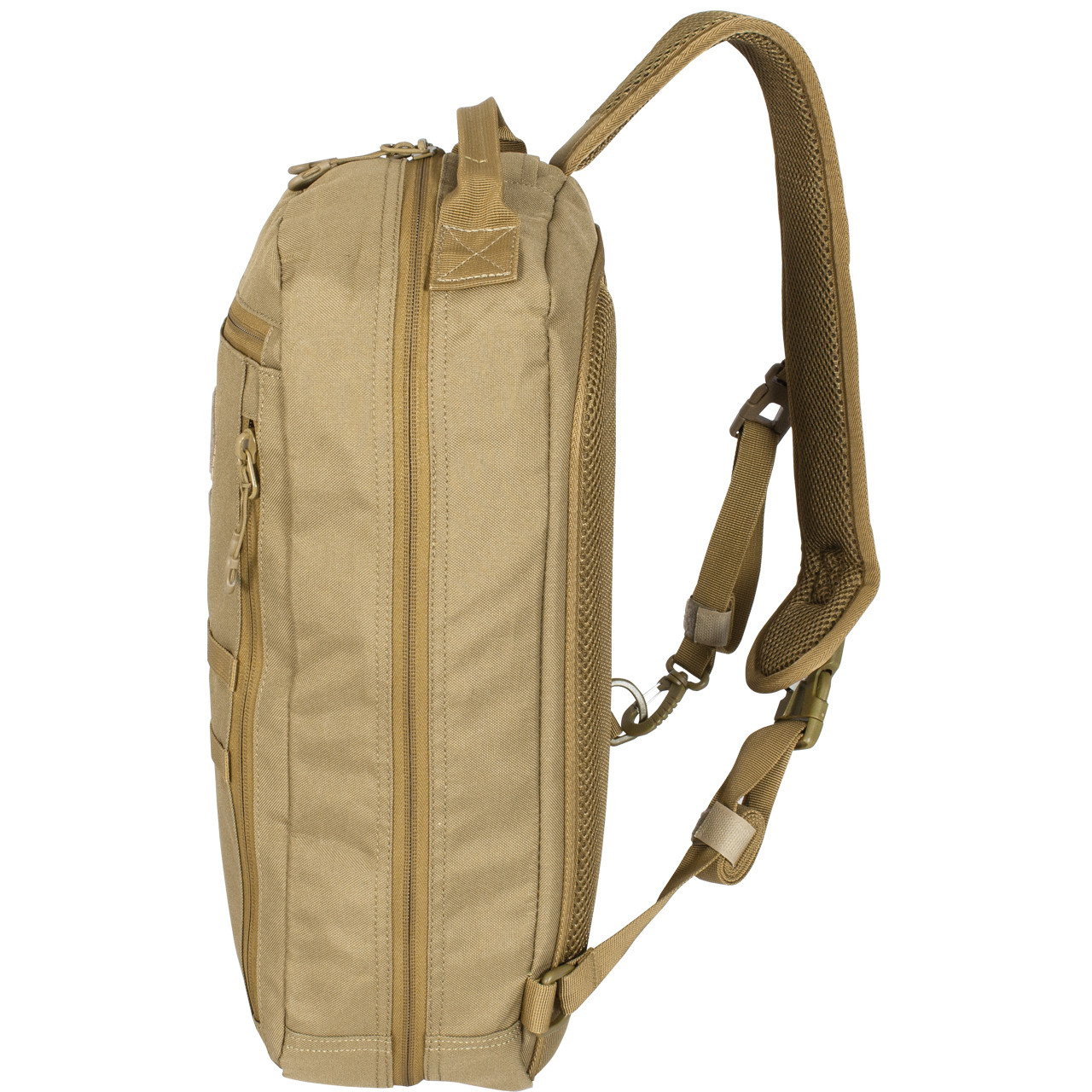 12 Liter Tactical Sling Pack - Coyote - Left Side