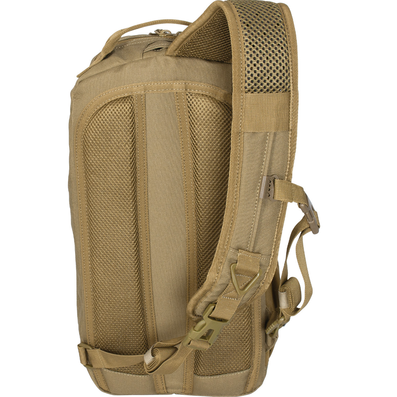 12 Liter Tactical Sling Pack - Coyote - Back