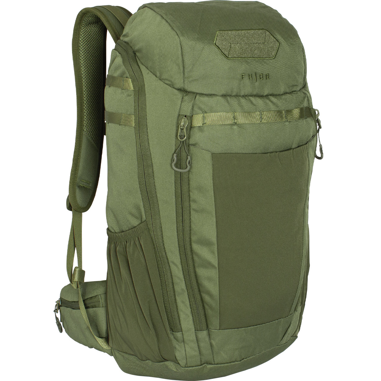 Fhior 30L Tactical Backpack - Olive Drab - Front Left