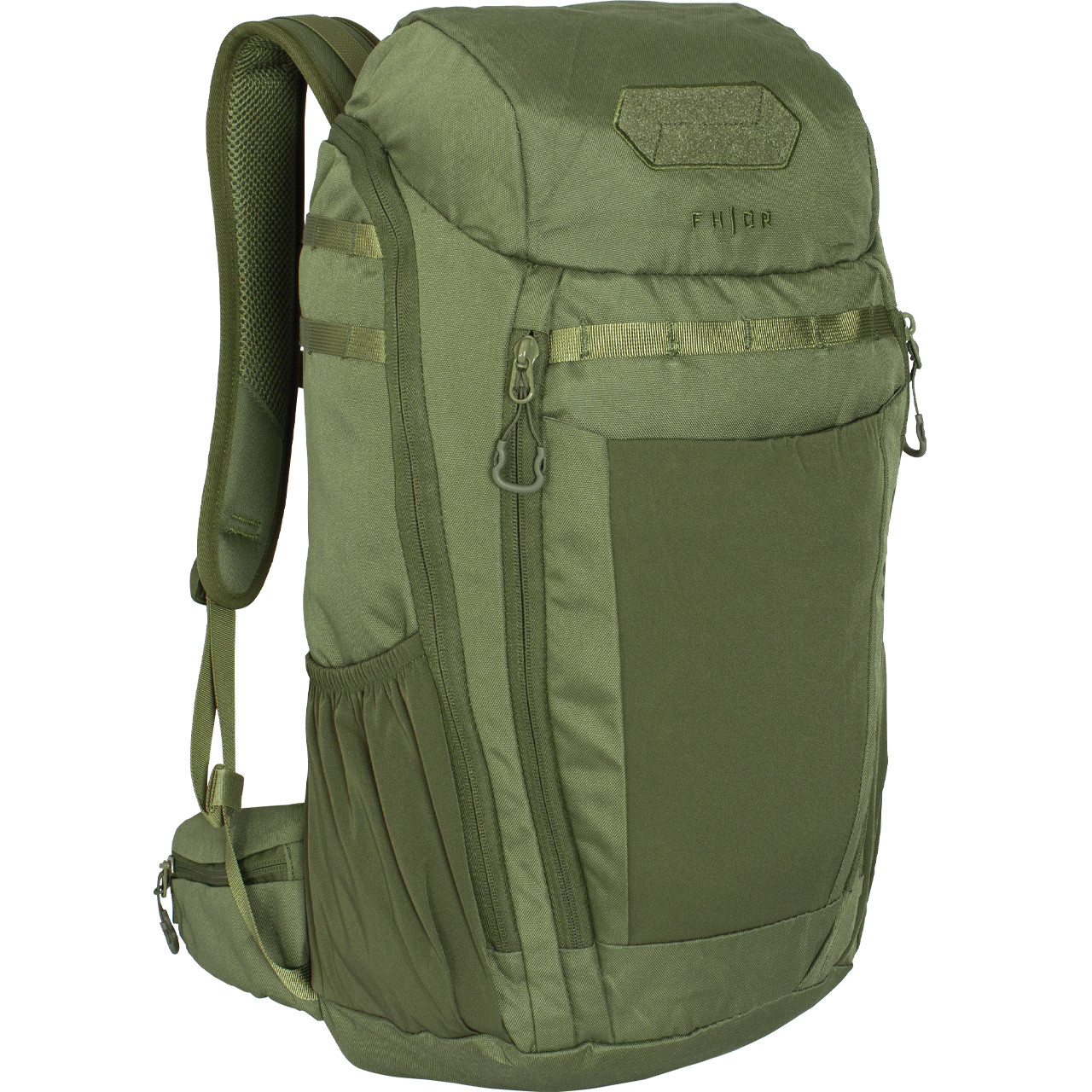 Fhior Hawk Tactical Backpack - Olive Drab - Front Left