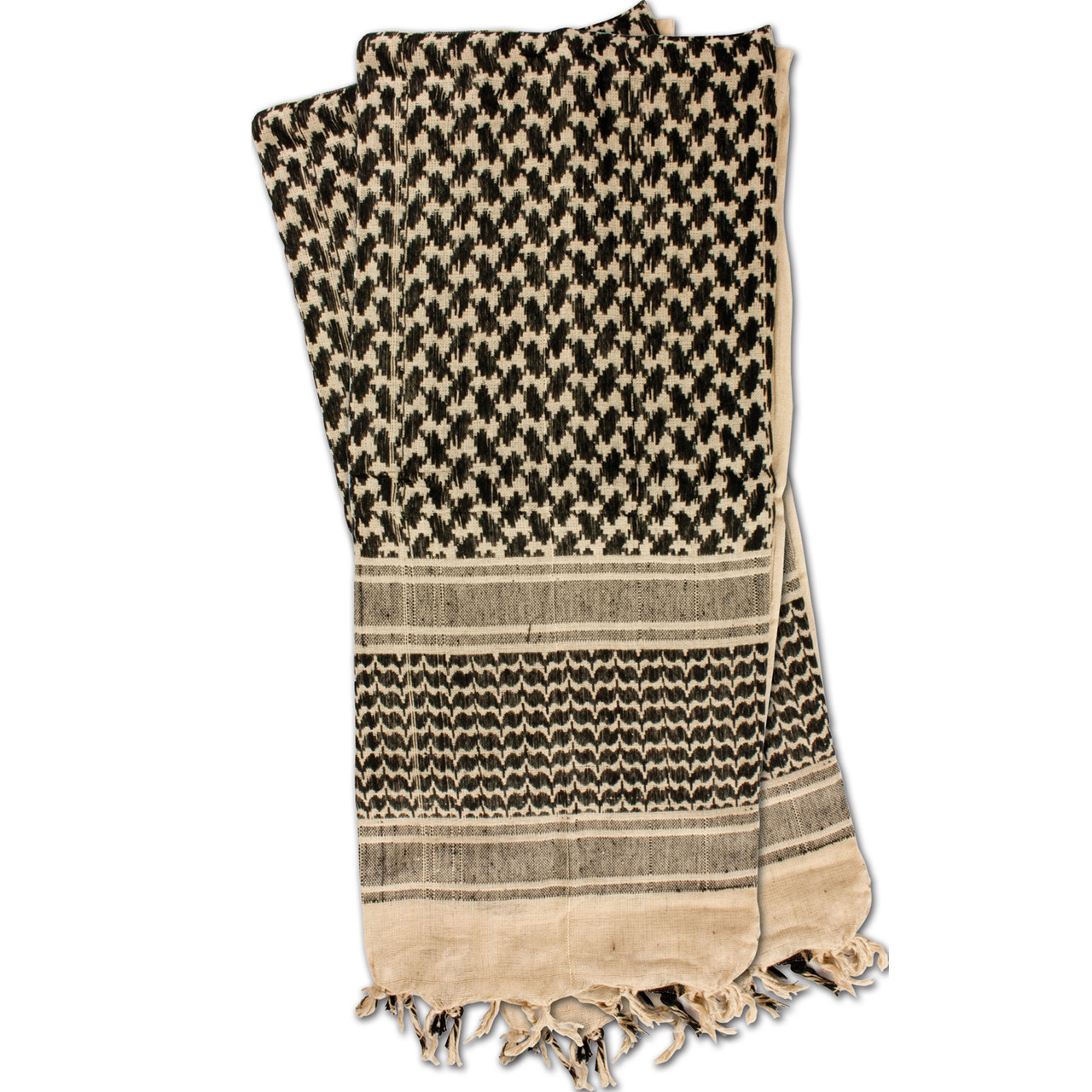 70-02 Tactical Shemagh - Khaki/Black