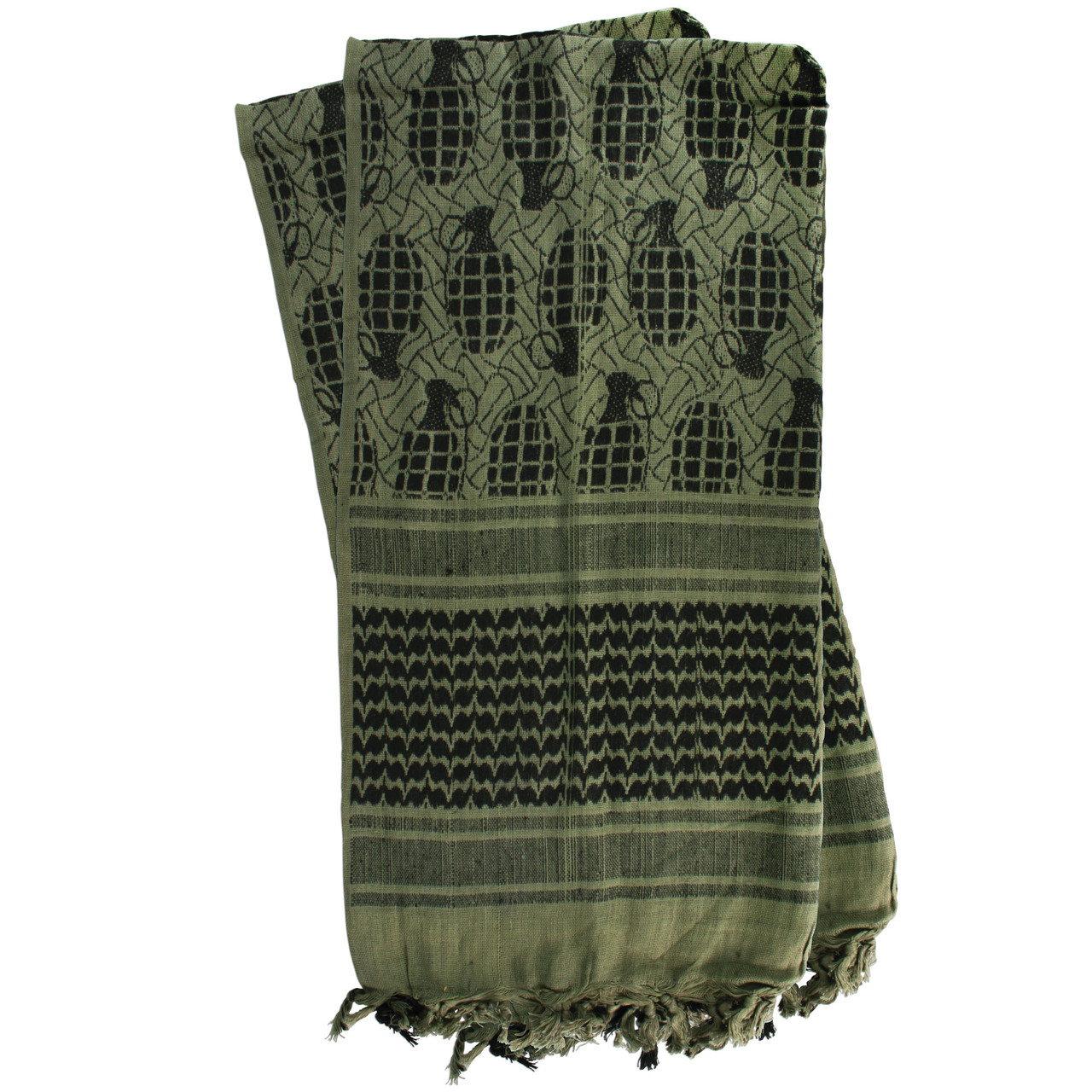 70-30 Tactical Shemagh - Grenade - Olive Drab/Black