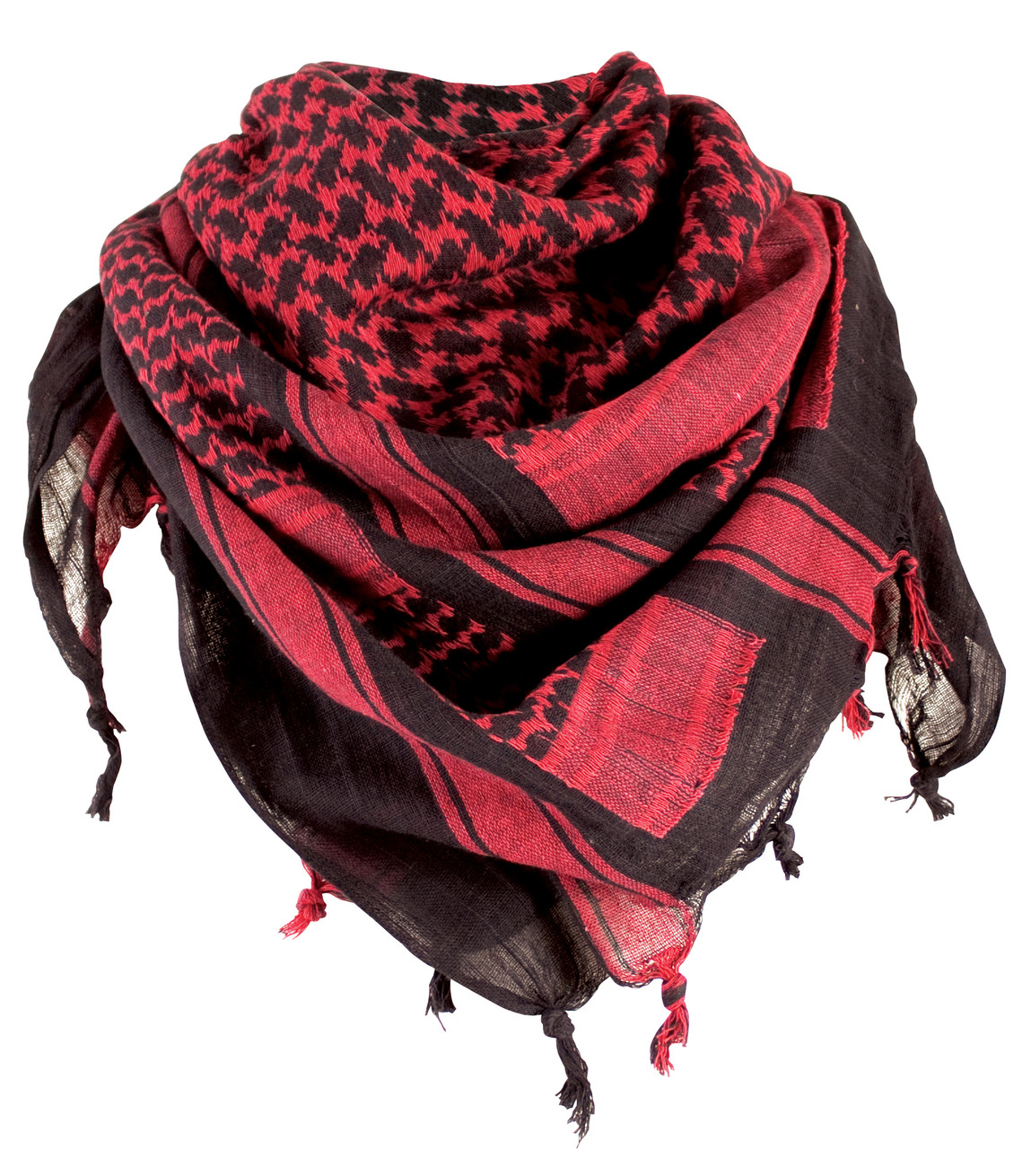 70-04 - Tactical Shemagh - Red/Black