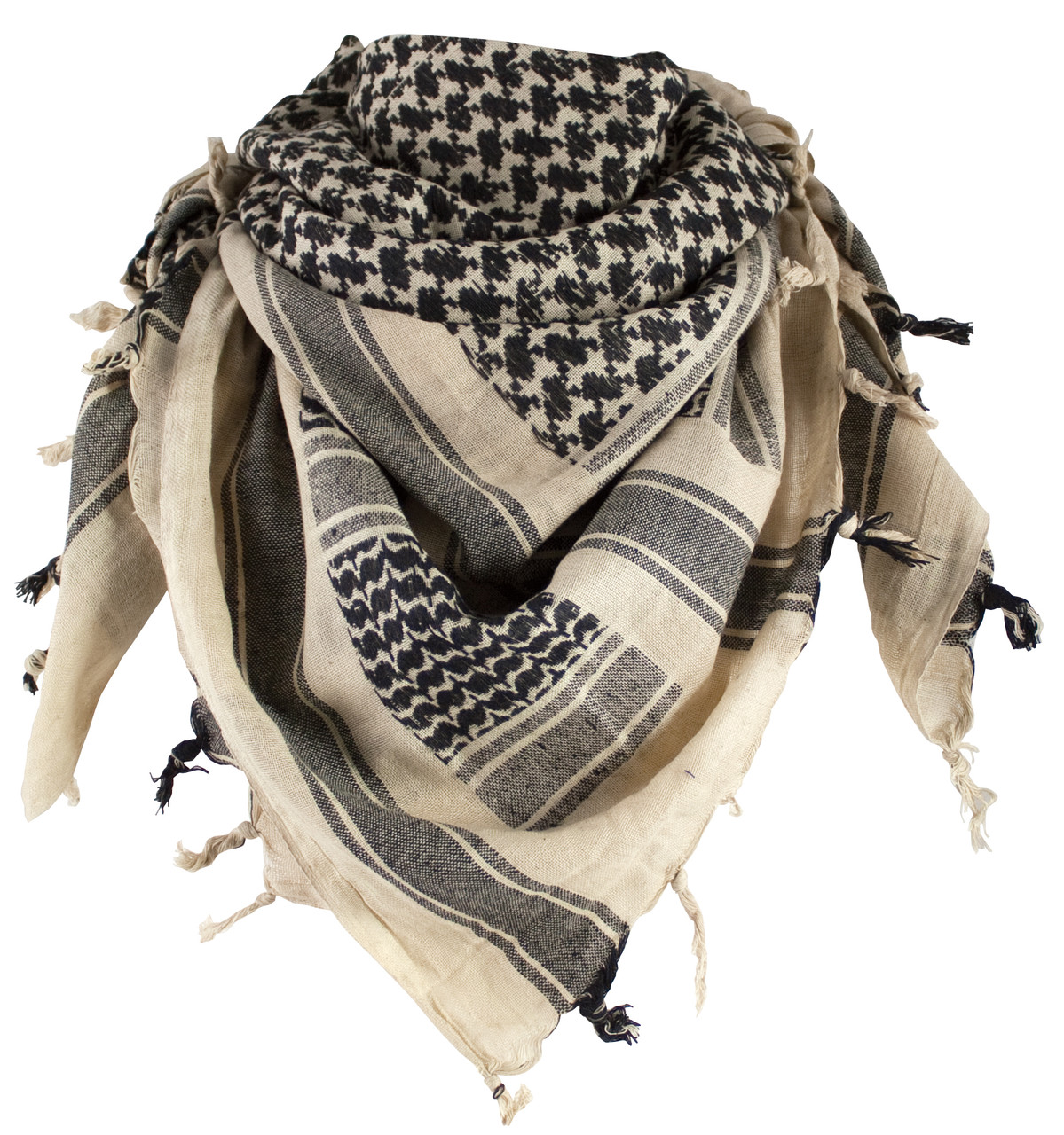 70-02 Tactical Shemagh Khaki/Black