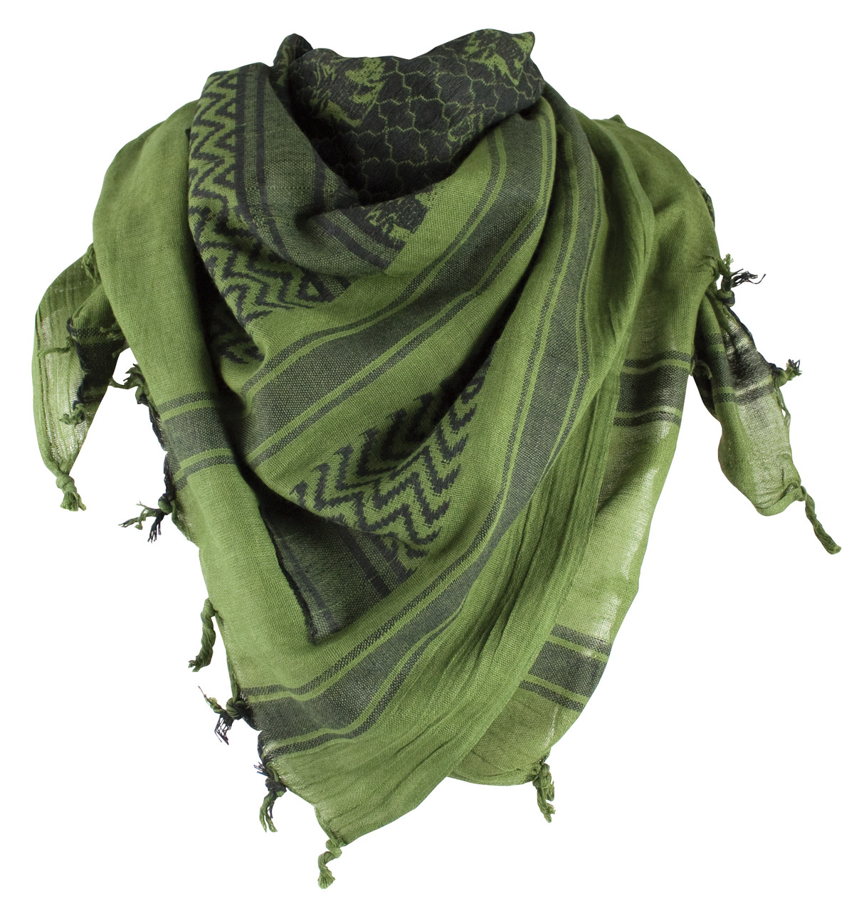 70-09 Tactical Shemagh Wild Hog - Olive Drab/Black