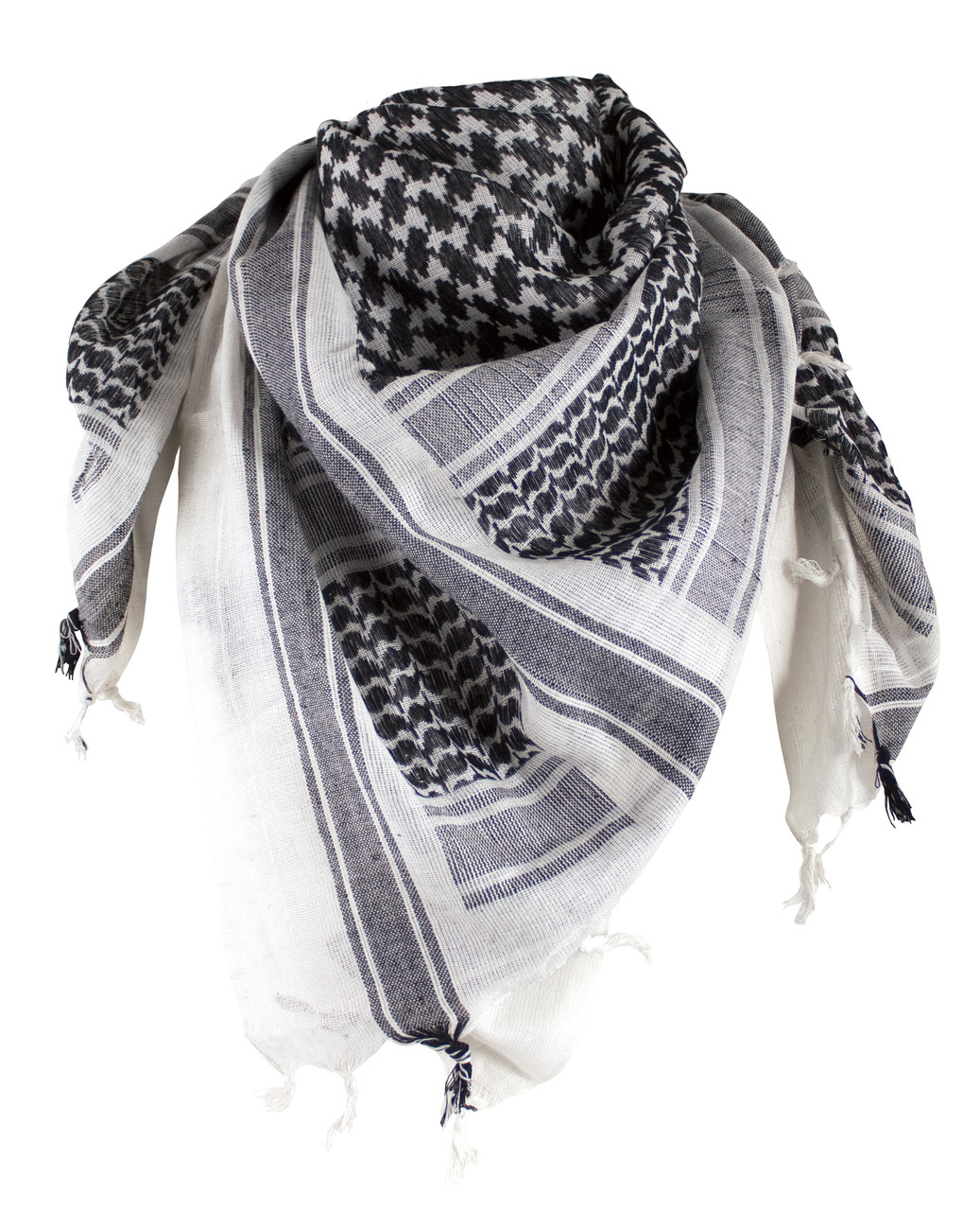 70-01 Tactical Shemagh White/Black