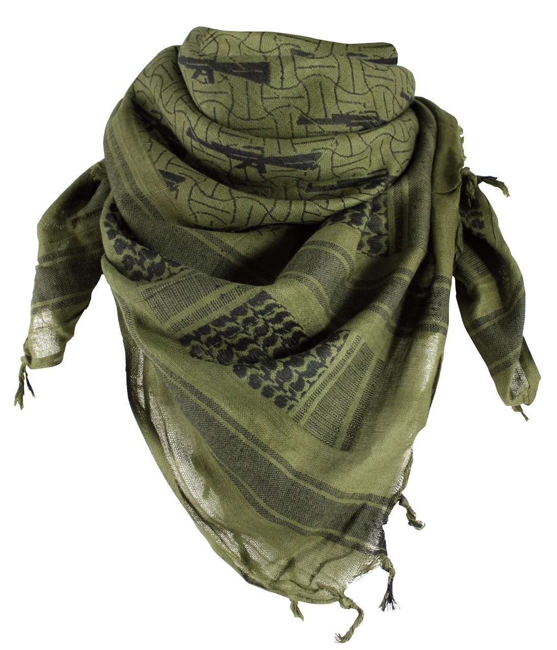 70-15 Tactical Shemagh - M16 Olive Drab/Black
