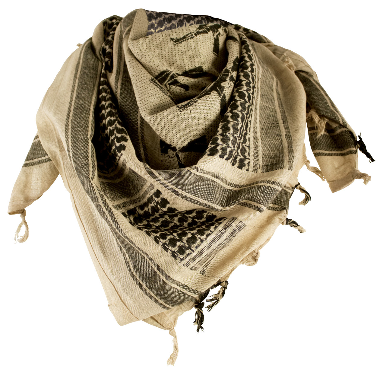 70-26 Tactical Shemagh - M16 Tan/Black