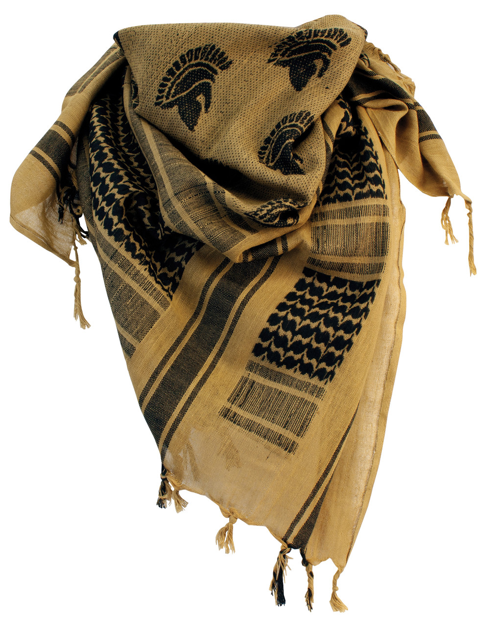 70-38 Tactical Shemagh - Spartan Helmet - Coyote/Black