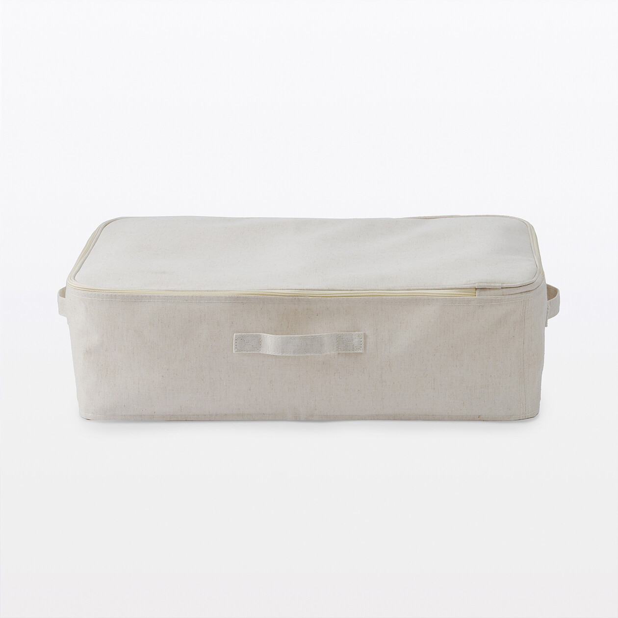 Aufbewahrungsbox aus Stoff mit Deckel  59  39  18 cm | MUJI