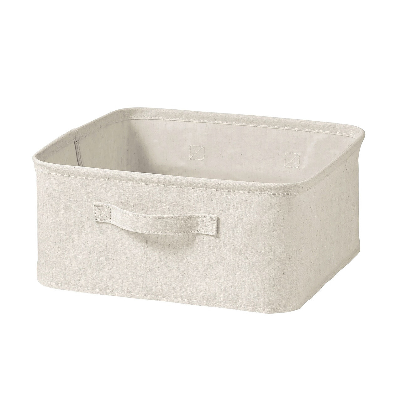 Offene Aufbewahrungsbox aus Stoff – 35 x 35 x 16 cm