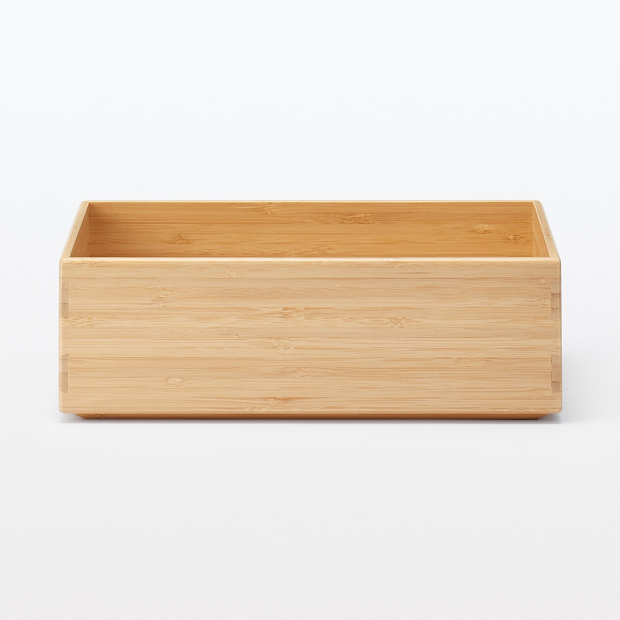 Stapelbare BambusBox, 26 x 18.5 x 8.5 cm | MUJI
