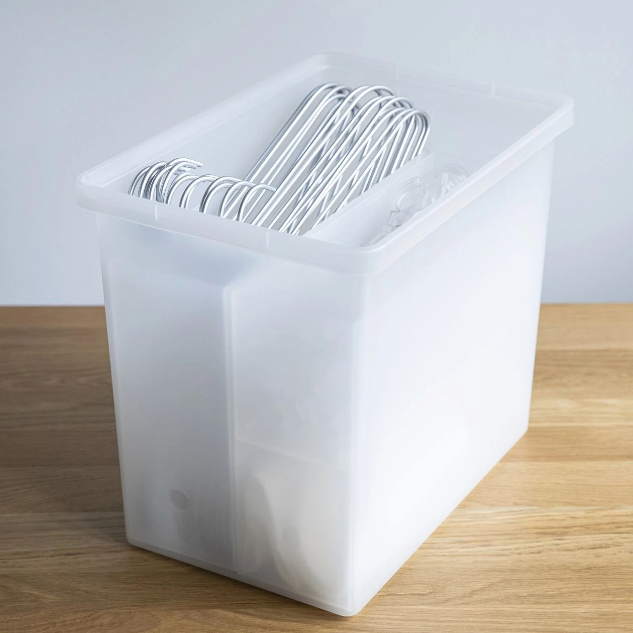 Offene Aufbewahrungsbox – Transparent – ​​25 x 37 x 31,5 cm