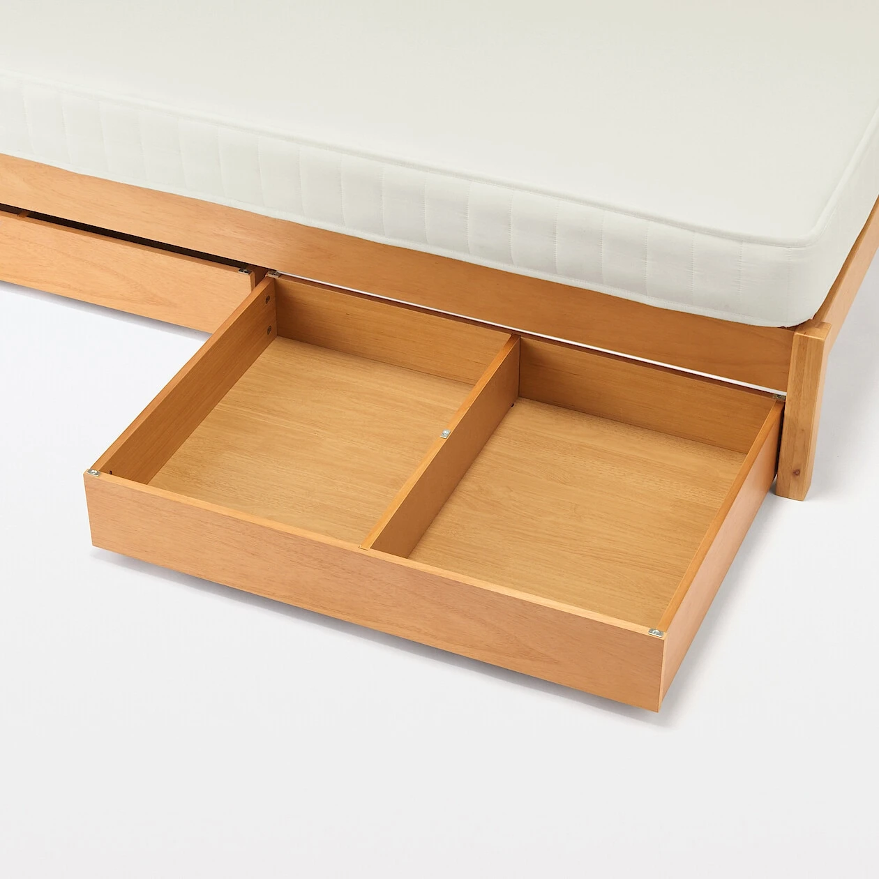 Unterbettkasten ‐ Gummibaumholz, 19 cm