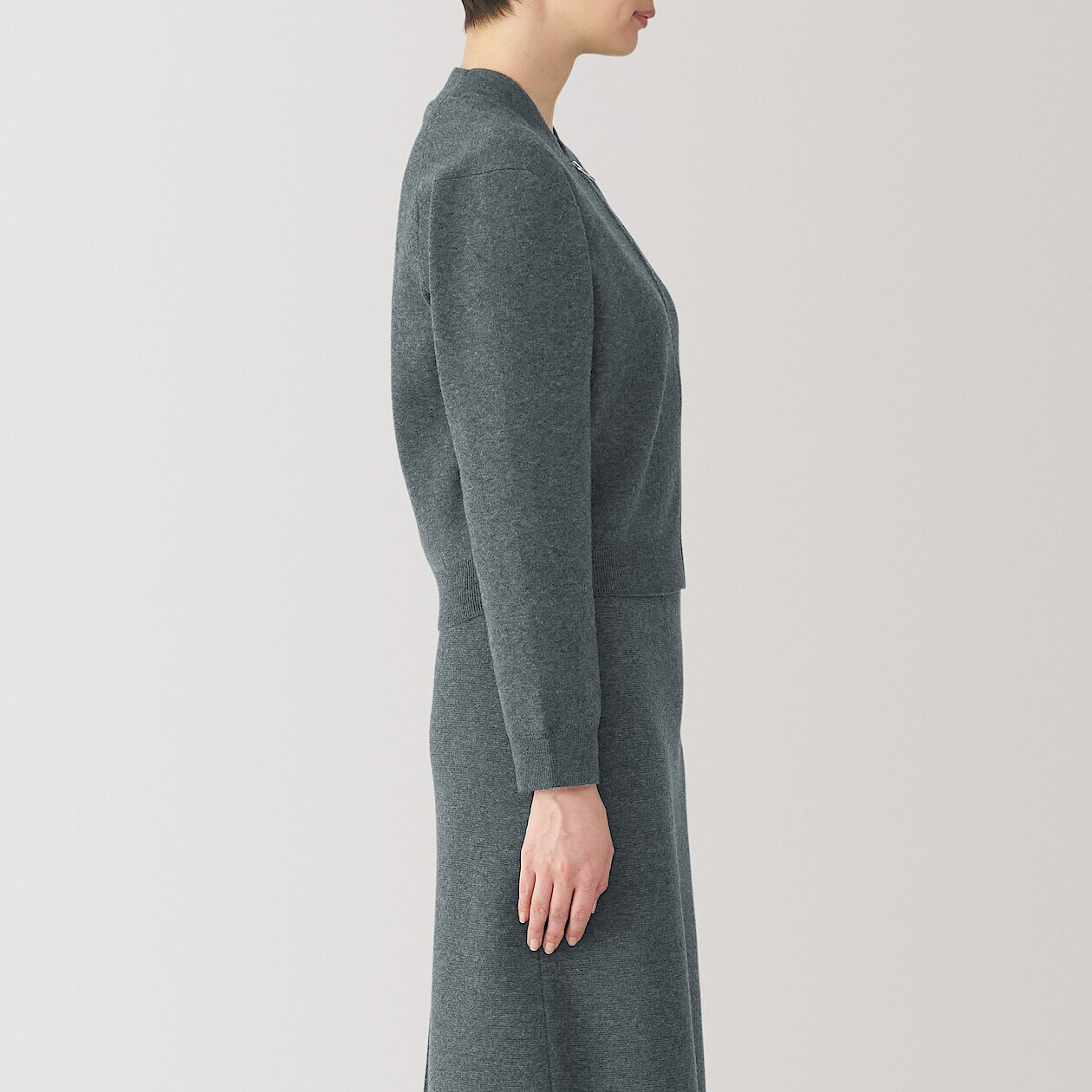 トップス MONGOLIAN YAK100% MILANO RIB CARDIGAN MONGOLIAN YAK100% MILANO RIB CARDIGAN