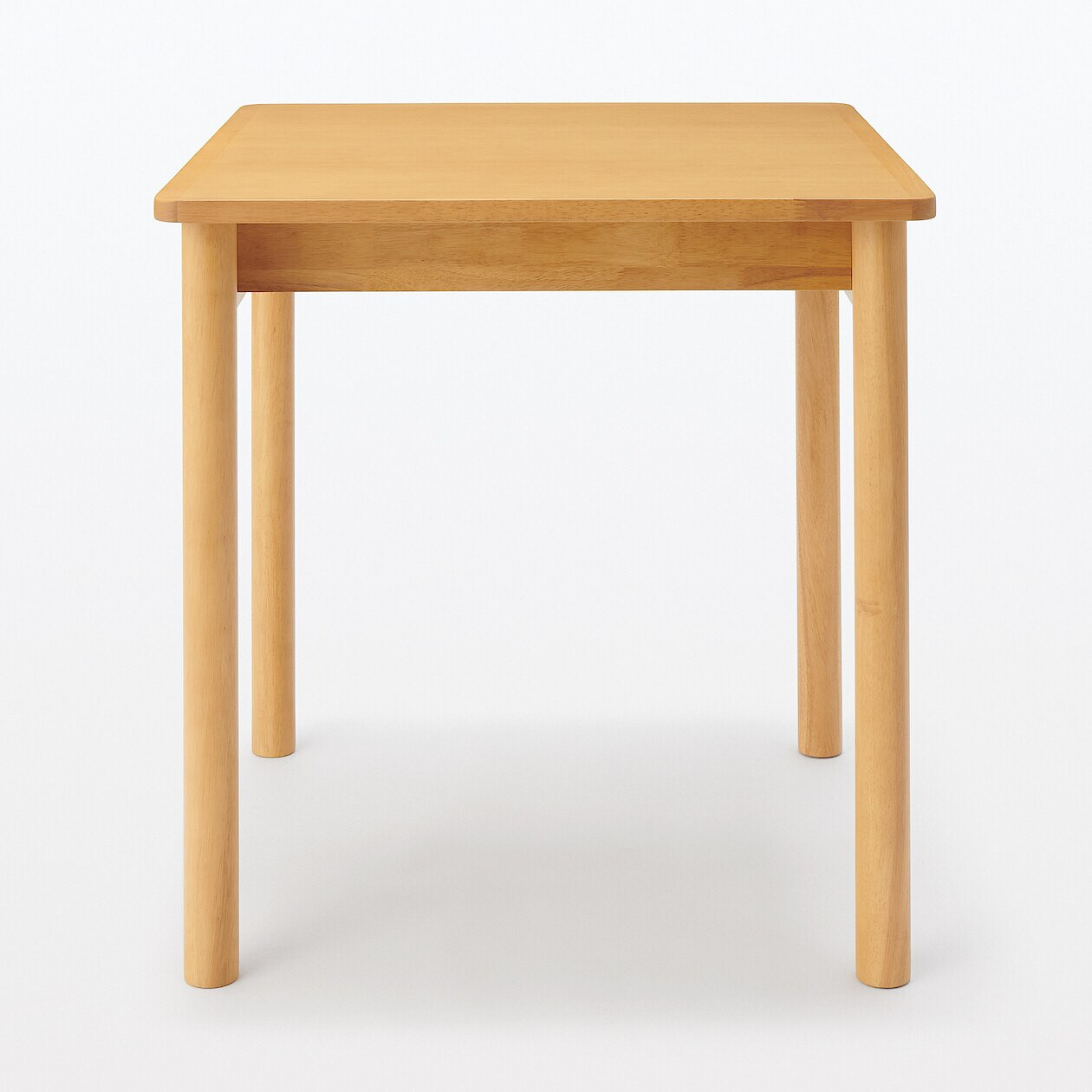 Rubberwood‐Tisch, quadratisch, klein