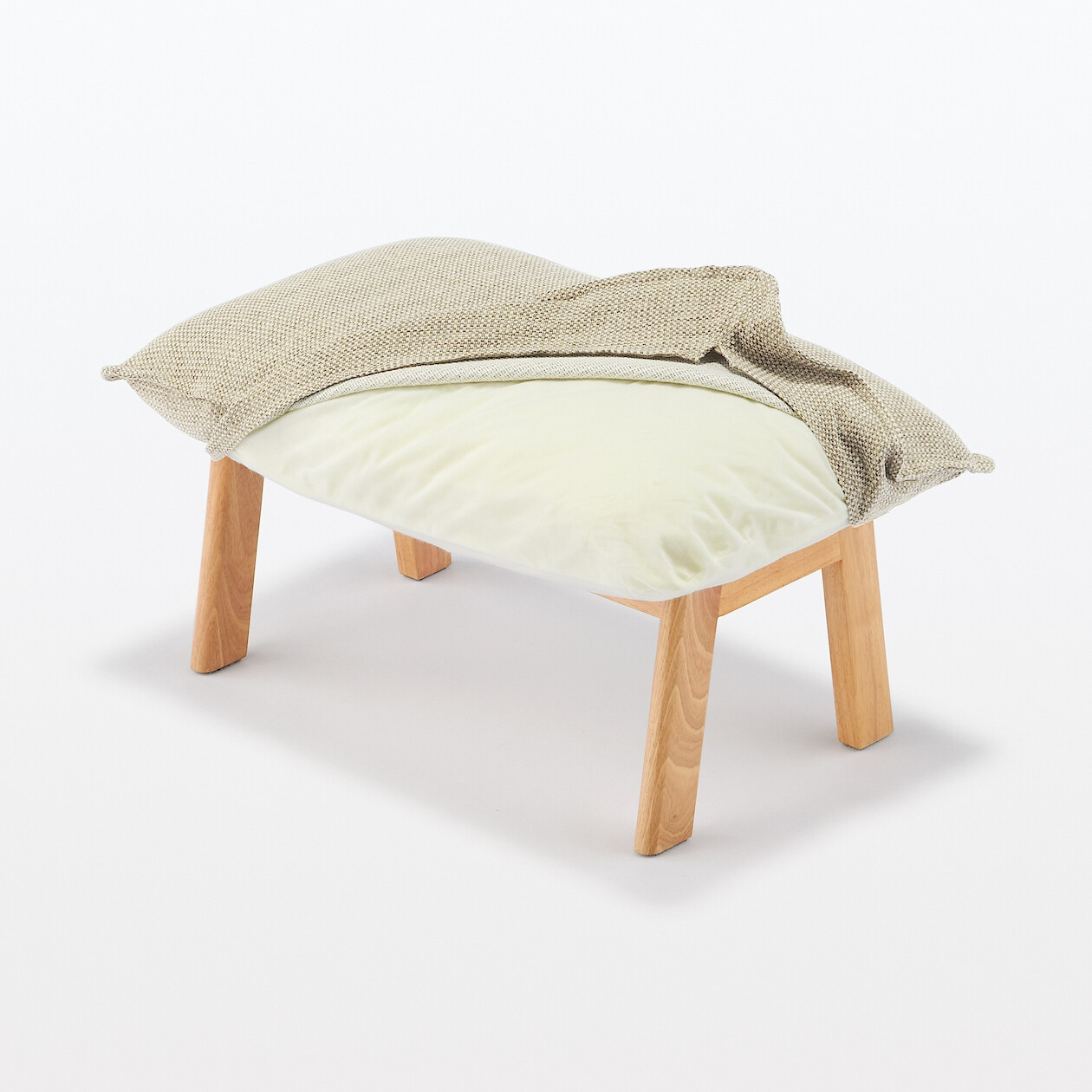 Fußhocker – Beige