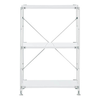 Stahlregal, hellgrau, schmal, klein