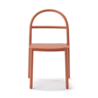 Aluminium-Stuhl - Burgunder