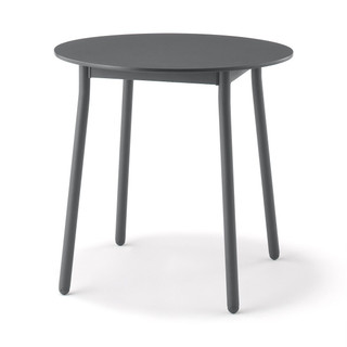 Aluminium-Tisch - klein - Dunkelgrau