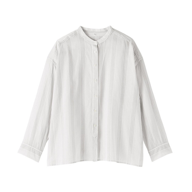 Gebrochen Weiß Gestreift