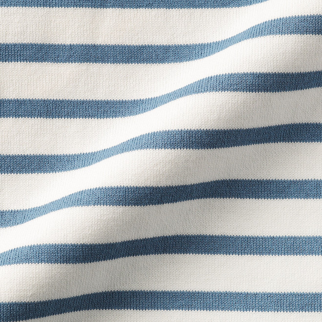 Rauchblau Gestreift