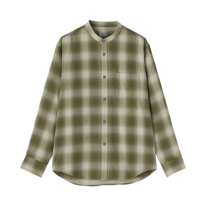 Khaki-Grün Kariert