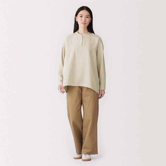 Beige Gestreift