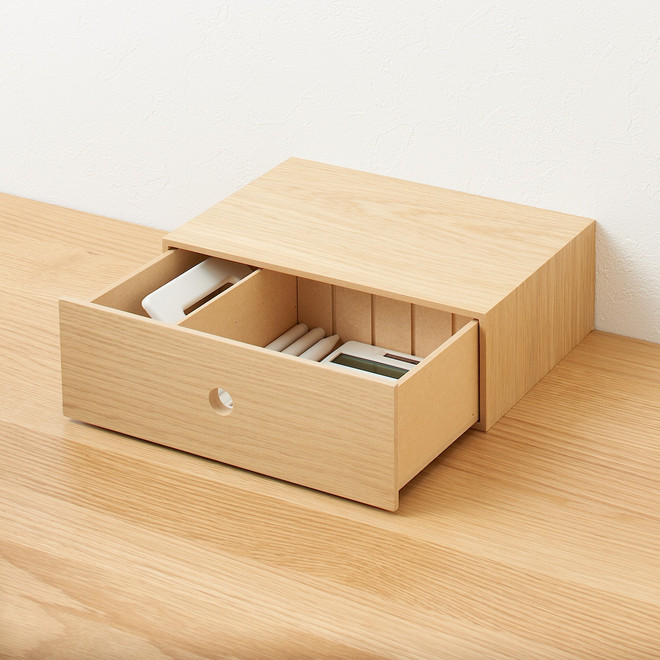 Aufbewahrungsbox aus Holz, 1 Schublade