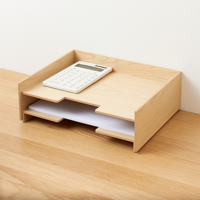 Dokumentenablage aus Holz