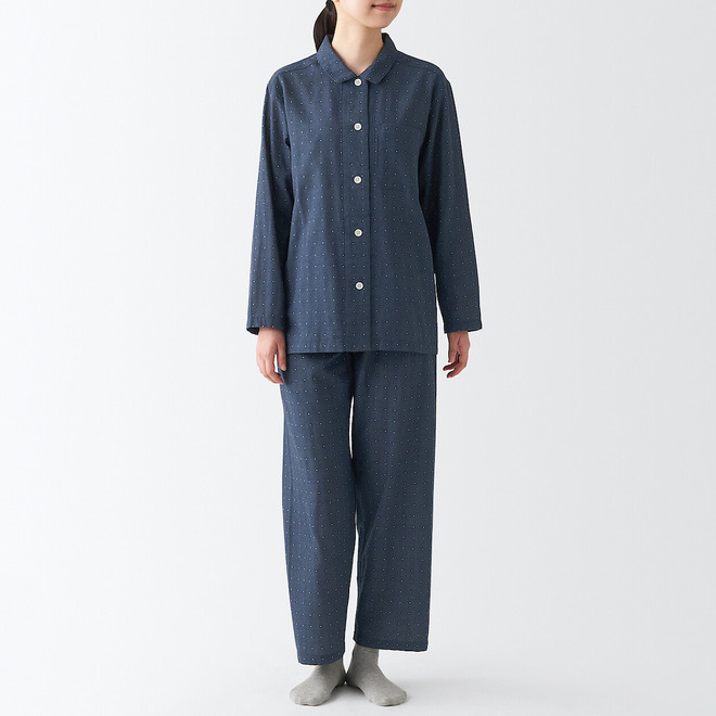 Doppelgaze Pyjama ohne Seitennähte 16487