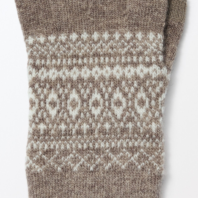 Beige Gemustert