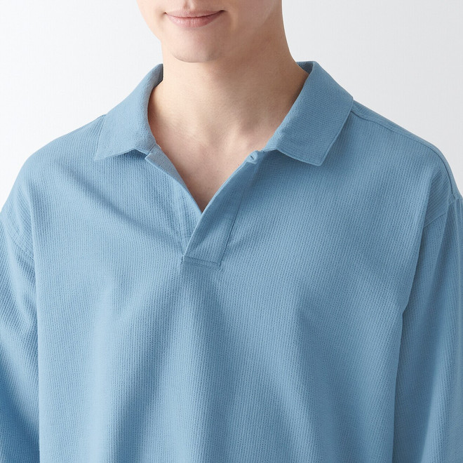 Pyjama aus Kapok‐Mischung mit langen Ärmeln