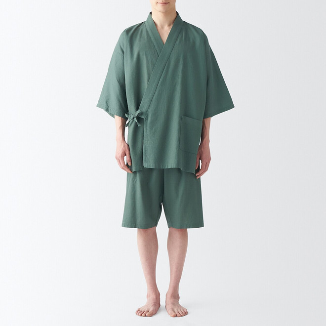 Unisex Waffelpiqué‐Jinbei aus Lyocellmischung