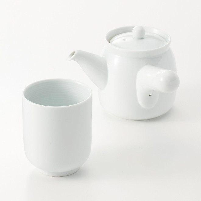 Traditionelle Teekanne aus Hakuji‐Porzellan, 360 ml