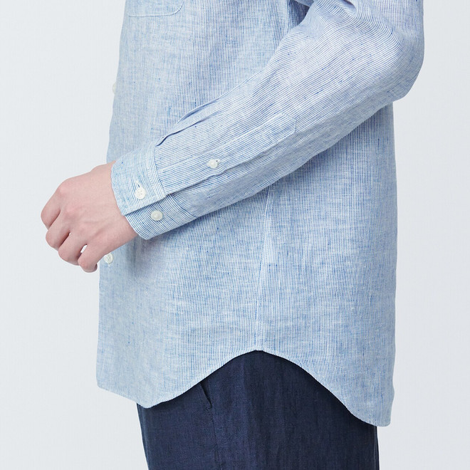 Himmelblau Gestreift