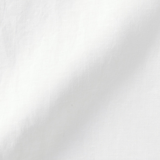 Langärmliges Hemd aus gewaschenem Leinen mit Stehkragen