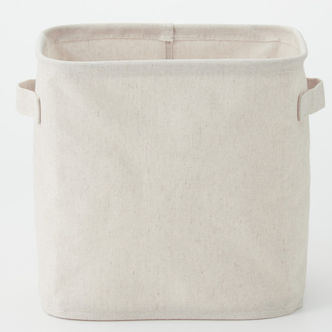 Baumwoll‐Leinen‐Box, hoch, halb