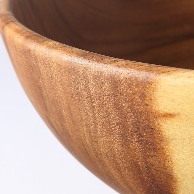 Akazienholz Schale rund 16x7cm