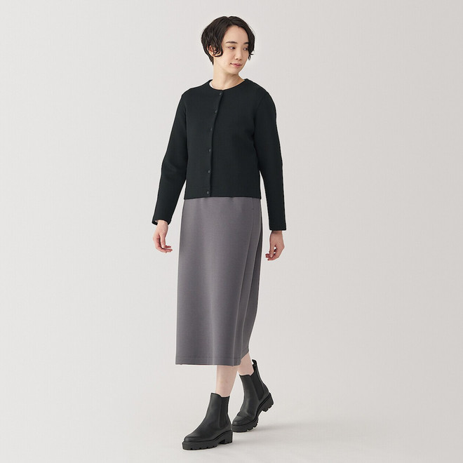 Langärmliger Cardigan aus Baumwollmix