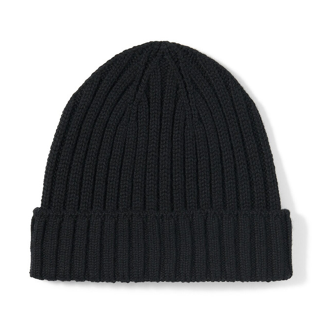 Unisex Less‐Itchy Mütze mit Rippstrickmuster