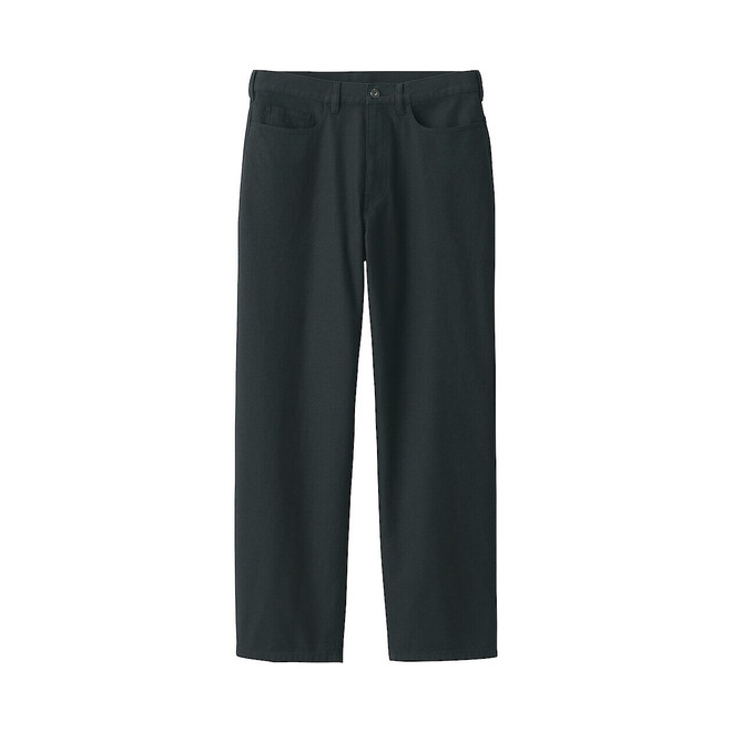 Herrenhose mit weitem Bein aus Washi und Twill Herrenhose mit weitem Bein aus Washi und Twill