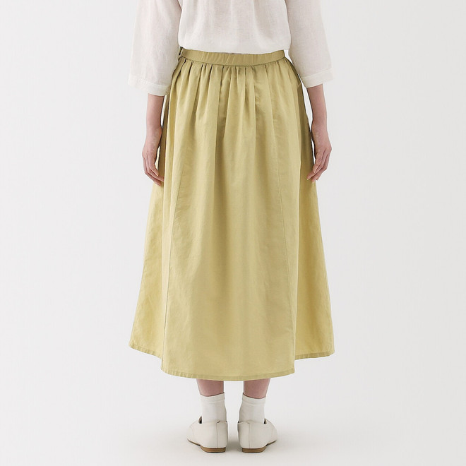 Damen‐Maxirock aus Hanfmischgewebe